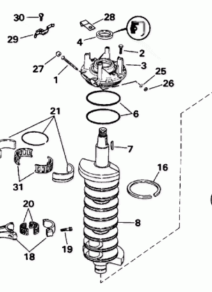 CRANKSHAFT & PISTON