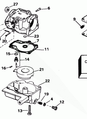 CARBURETOR 25ER - 25ERL - 30E - 30EL