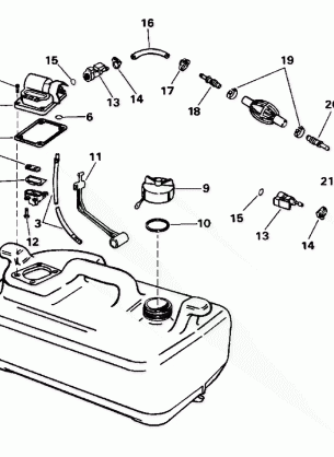 FUEL TANK - 6 GALLON