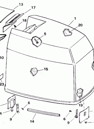 ENGINE COVER - JOHNSON