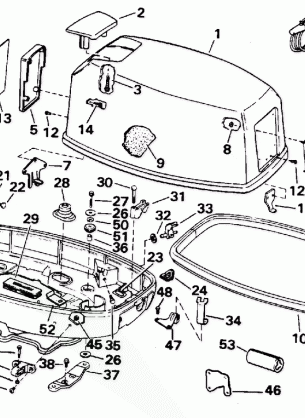 ENGINE COVER - EVINRUDE