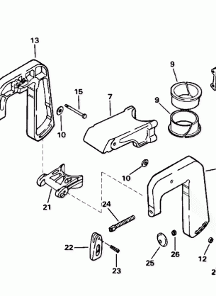 STERN BRACKET & SWIVEL BRACKET