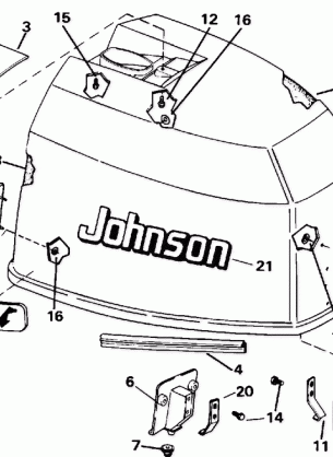 ENGINE COVER - JOHNSON