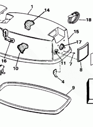 ENGINE COVER - JOHNSON