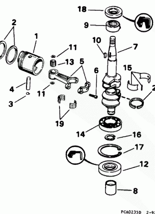 CRANKSHAFT & PISTON