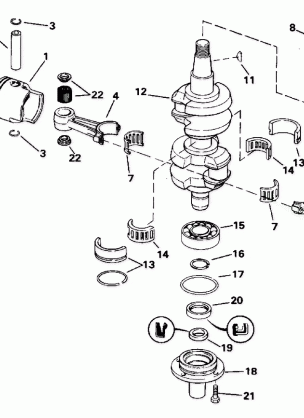 CRANKSHAFT & PISTON