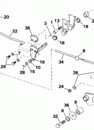 SHIFT & THROTTLE LINKAGE (CONTINUED)