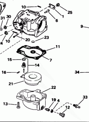 CARBURETOR - ALL 45 MODELS 40RP