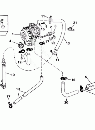 FUEL PUMP - 90 / 115 MODELS