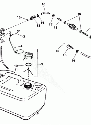 FUEL TANK - 6 GALLON P / N 175303