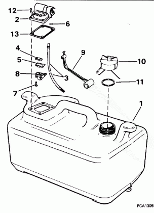 FUEL TANK - 6 GALLON