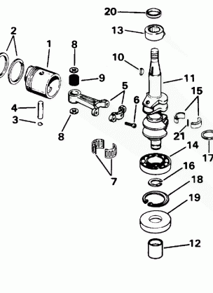 CRANKSHAFT & PISTON