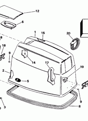 ENGINE COVER - EVINRUDE