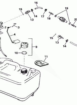 FUEL TANK P / N 176206