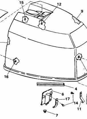 ENGINE COVER - EVINRUDE