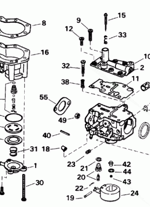 CARBURETOR - 15 H.P.