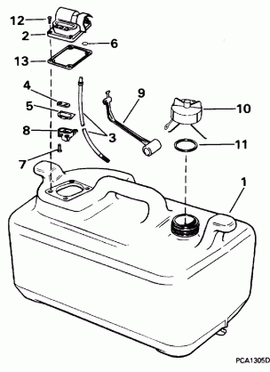 FUEL TANK - 6 GALLON