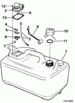 FUEL TANK - 6 GALLON - 10RP MODELS ONLY