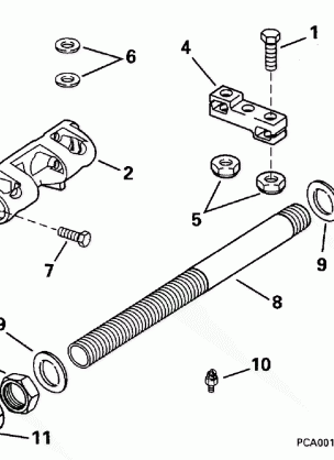 DUAL STEERING CONNECTOR KIT - 150GL SL - 175GL SL ONLY