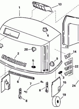 ENGINE COVER - EVINRUDE