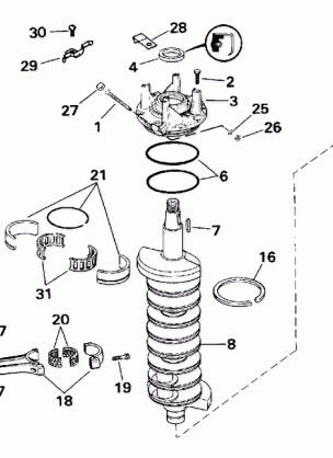 CRANKSHAFT & PISTON