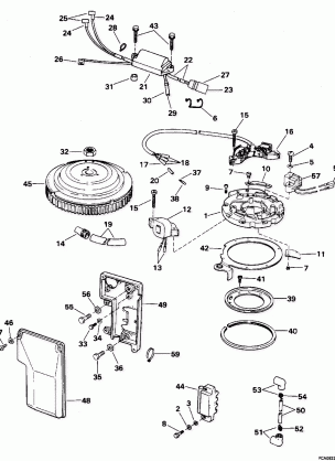 IGNITION SYSTEM - 25 & 40 ROPE START