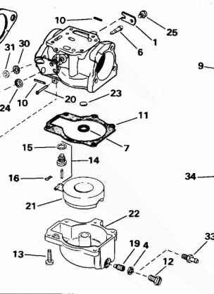 CARBURETOR - ALL 45 MODELS 40RP