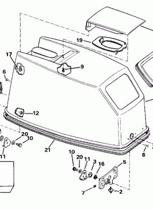 ENGINE COVER - JOHNSON