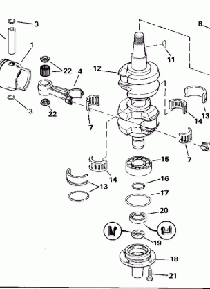 CRANKSHAFT & PISTON