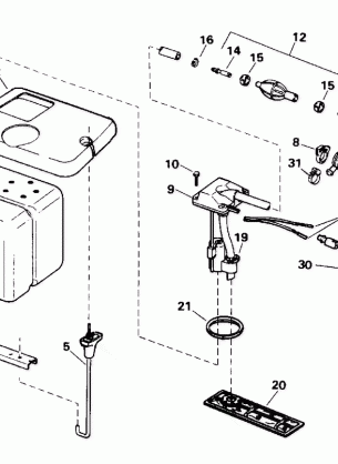 OIL TANK KIT - 1.8 GALLON