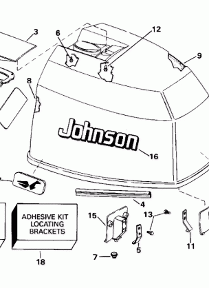 ENGINE COVER - JOHNSON