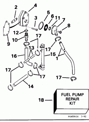 FUEL PUMP - 88 MODELS