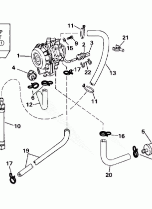 FUEL PUMP - 90 / 115 MODELS