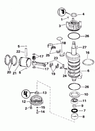 CRANKSHAFT & PISTON