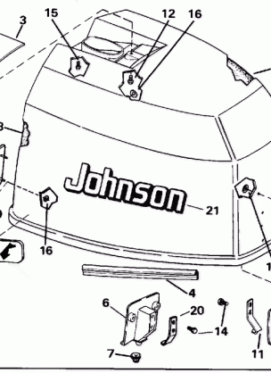 ENGINE COVER - JOHNSON