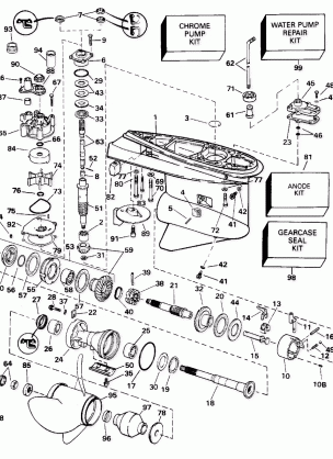 GEARCASE - 130CX COUNTER ROTATION