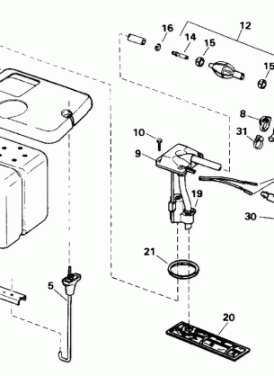 OIL TANK KIT - 1.8 GALLON