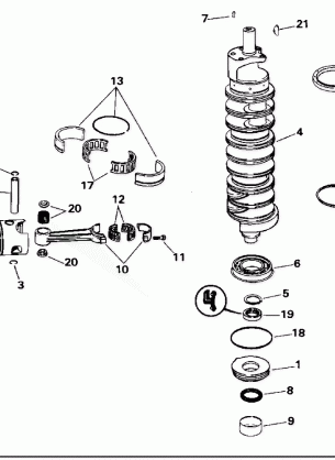 CRANKSHAFT & PISTONS