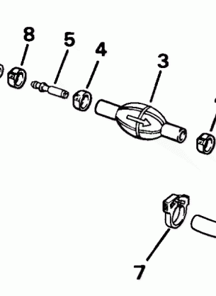 PRIMER BULB & HOSE - 3 / 8 IN. I.D. HOSE