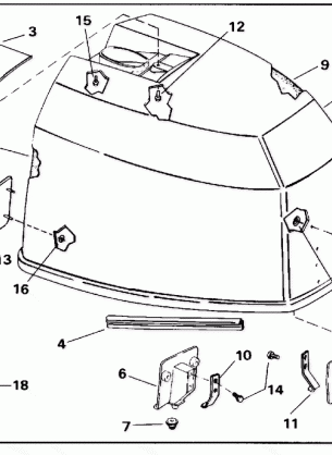 ENGINE COVER - JOHNSON