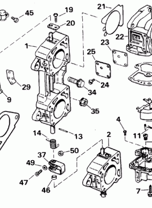 CARBURETOR AND LINKAGE - 200