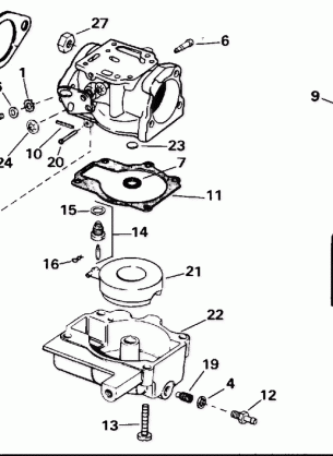 CARBURETOR - 30 H.P.