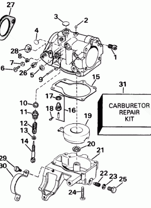 CARBURETOR 20SE - 20SEL - 25E - 25EL