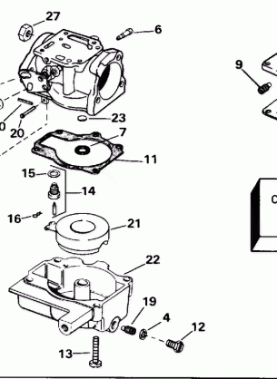 CARBURETOR 25SE - 25SEL - 25ER - 25ERL - 30E - 30EL