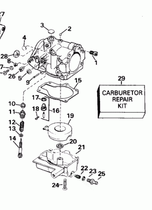 CARBURETOR - 25 H.P.