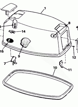 ENGINE COVER - EVINRUDE