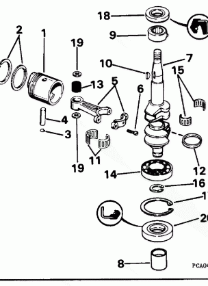 CRANKSHAFT & PISTON