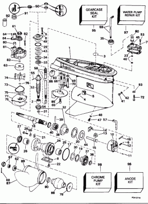 GEARCASE - 25 IN. MODELS