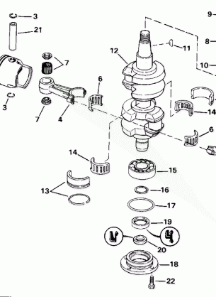 CRANKSHAFT & PISTON