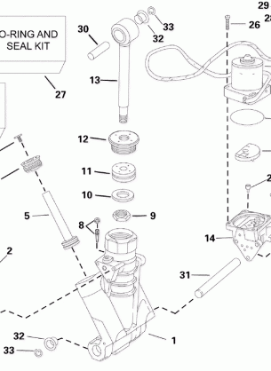 TRIM & TILT HYDRAULIC ASSEMBLY 25 IN Models